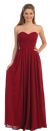 Main image of Strapless Twist Knot Bust Formal Bridesmaid Dress